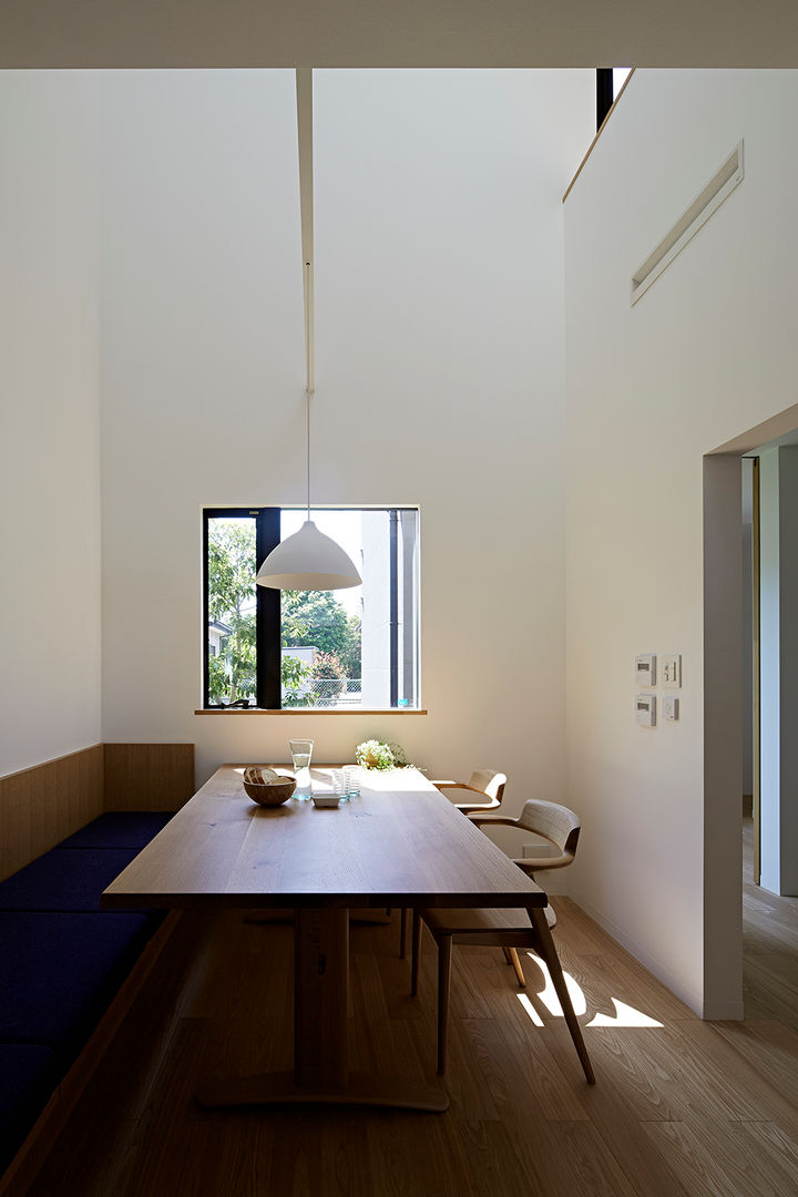 House - KT, 佐々木達郎建築設計事務所 佐々木達郎建築設計事務所 Modern dining room