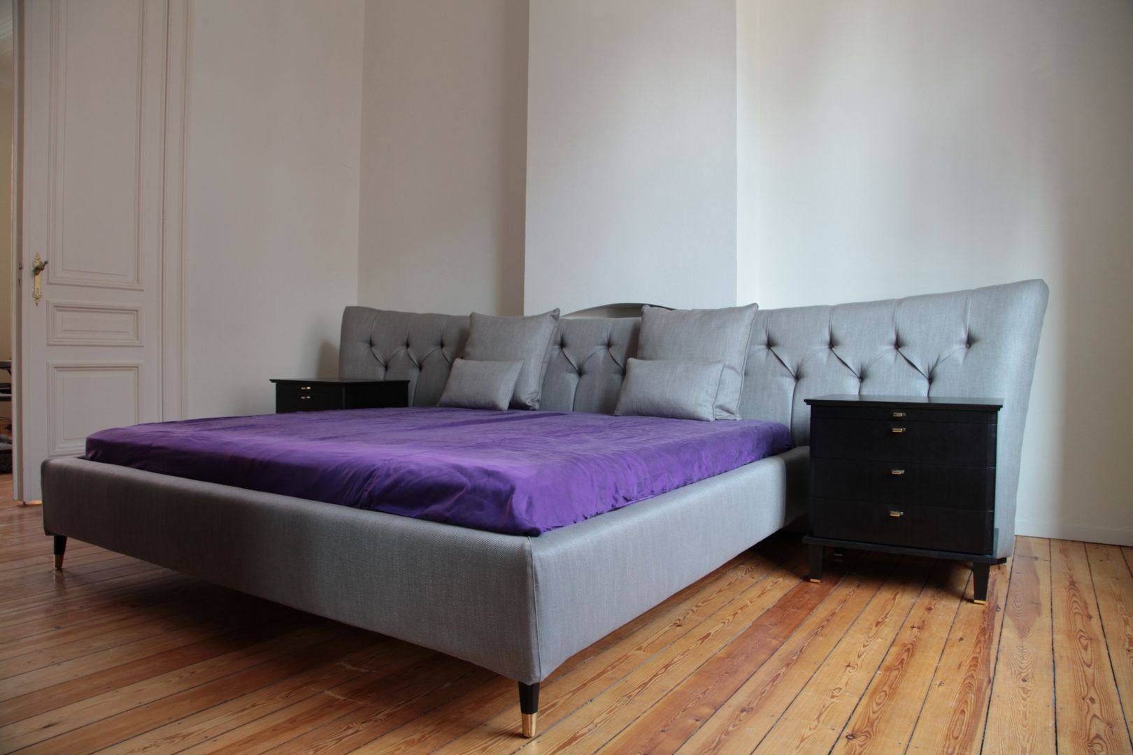Appartement Bruxelles, pure joy interior design pure joy interior design クラシカルスタイルの 寝室