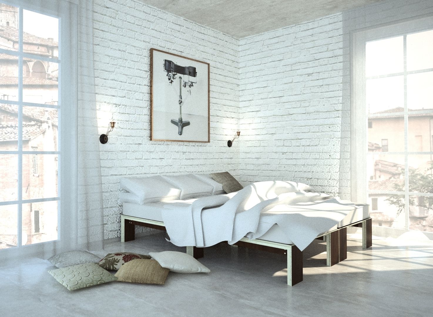 Modulmöbel, habes-architektur habes-architektur Minimalist bedroom Beds & headboards