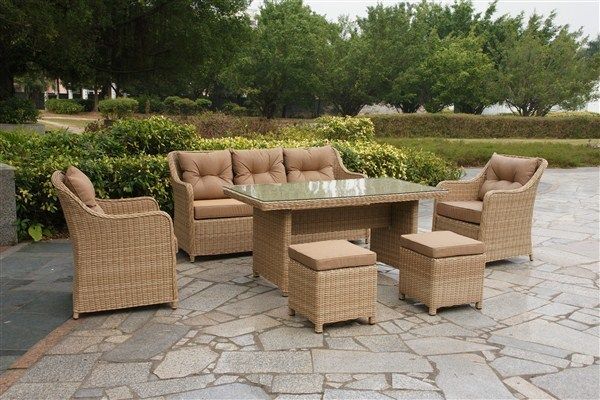 Mix Masalı Oturma Takımı, Kumbahçe Bahçe Mobilyaları Kumbahçe Bahçe Mobilyaları Hiên, sân thượng phong cách Địa Trung Hải Furniture