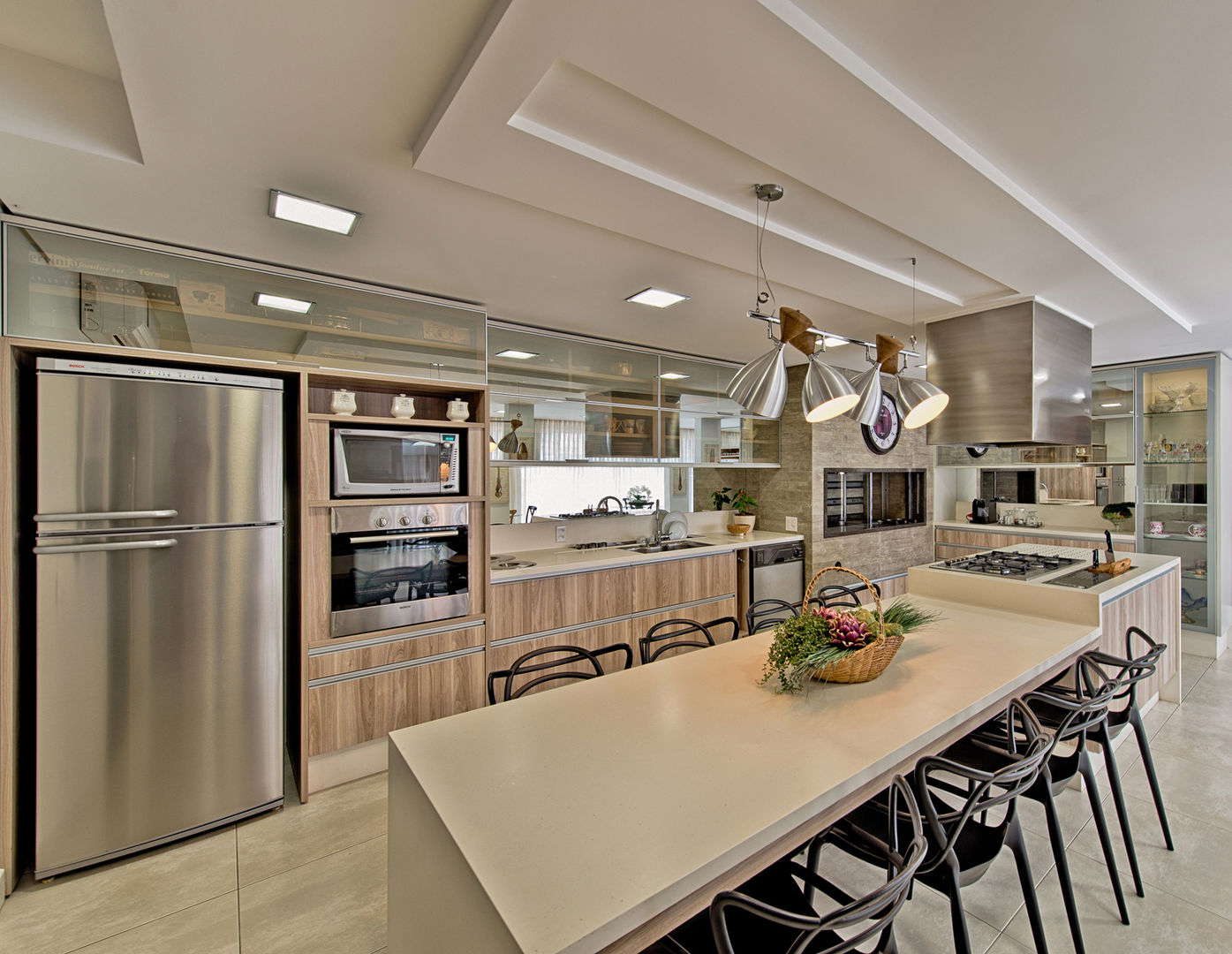 Uma casa para receber a família, Espaço do Traço arquitetura Espaço do Traço arquitetura Cocinas modernas