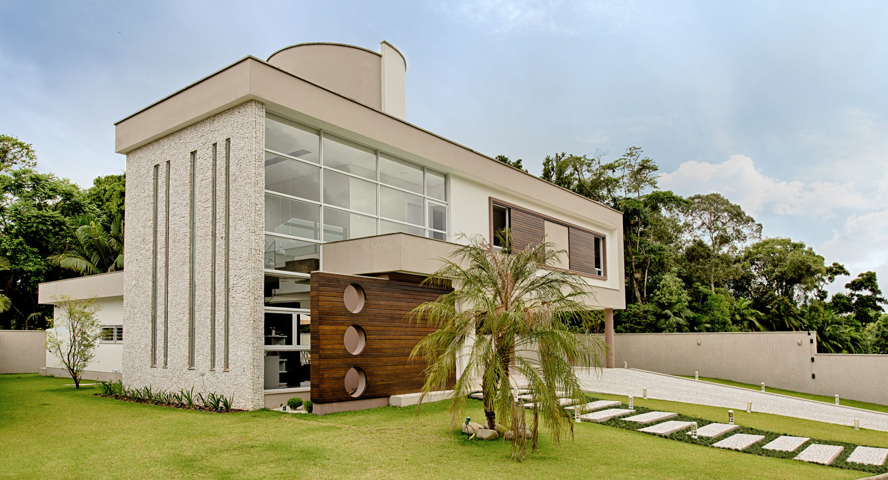 Casa AG, Espaço do Traço arquitetura Espaço do Traço arquitetura Modern houses