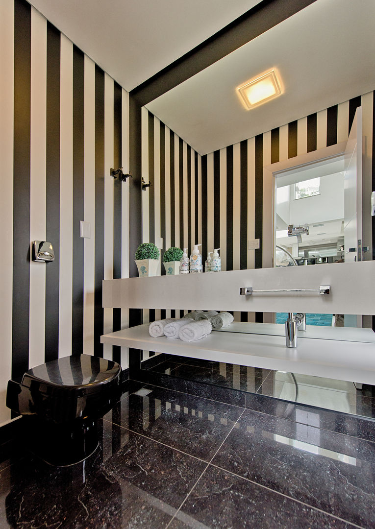 Casa AG, Espaço do Traço arquitetura Espaço do Traço arquitetura Modern style bathrooms