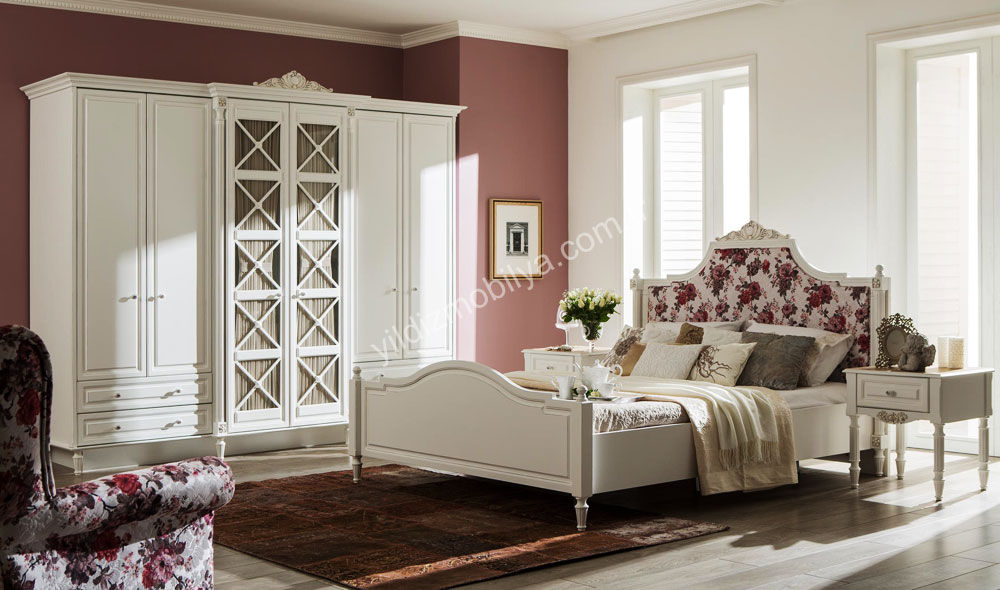 Country yatak odası, CaddeYıldız furniture CaddeYıldız furniture غرفة نوم خزانة الملابس