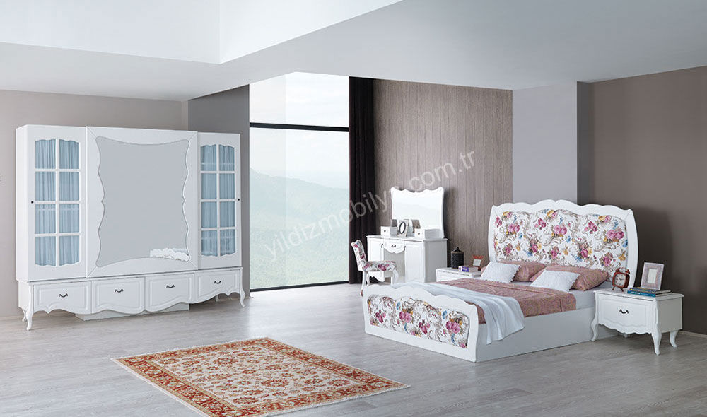 Country yatak odası, CaddeYıldız furniture CaddeYıldız furniture غرفة نوم خزانة الملابس