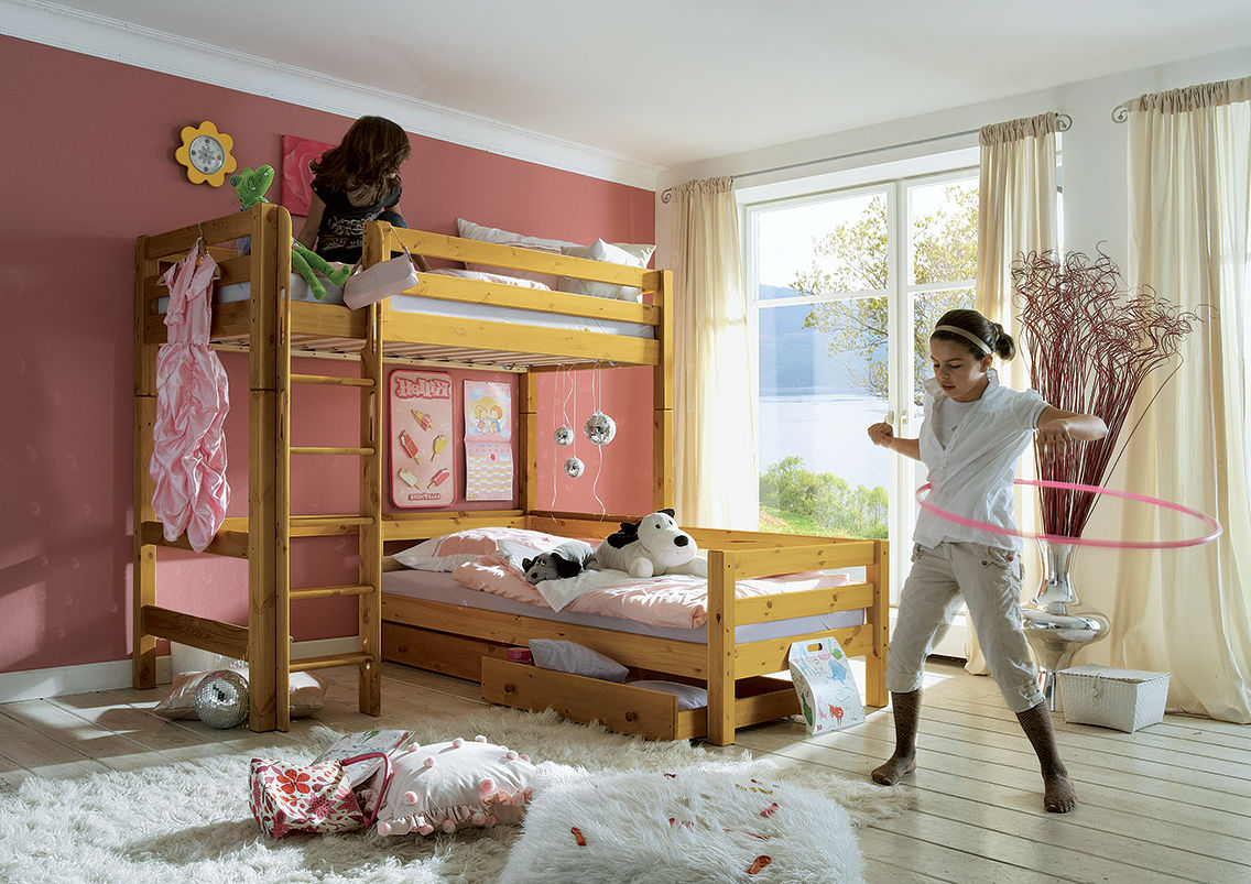 Kinder- und Jugendmöbel für ein gesundes Raumklima , allnatura allnatura Classic style nursery/kids room Beds & cribs