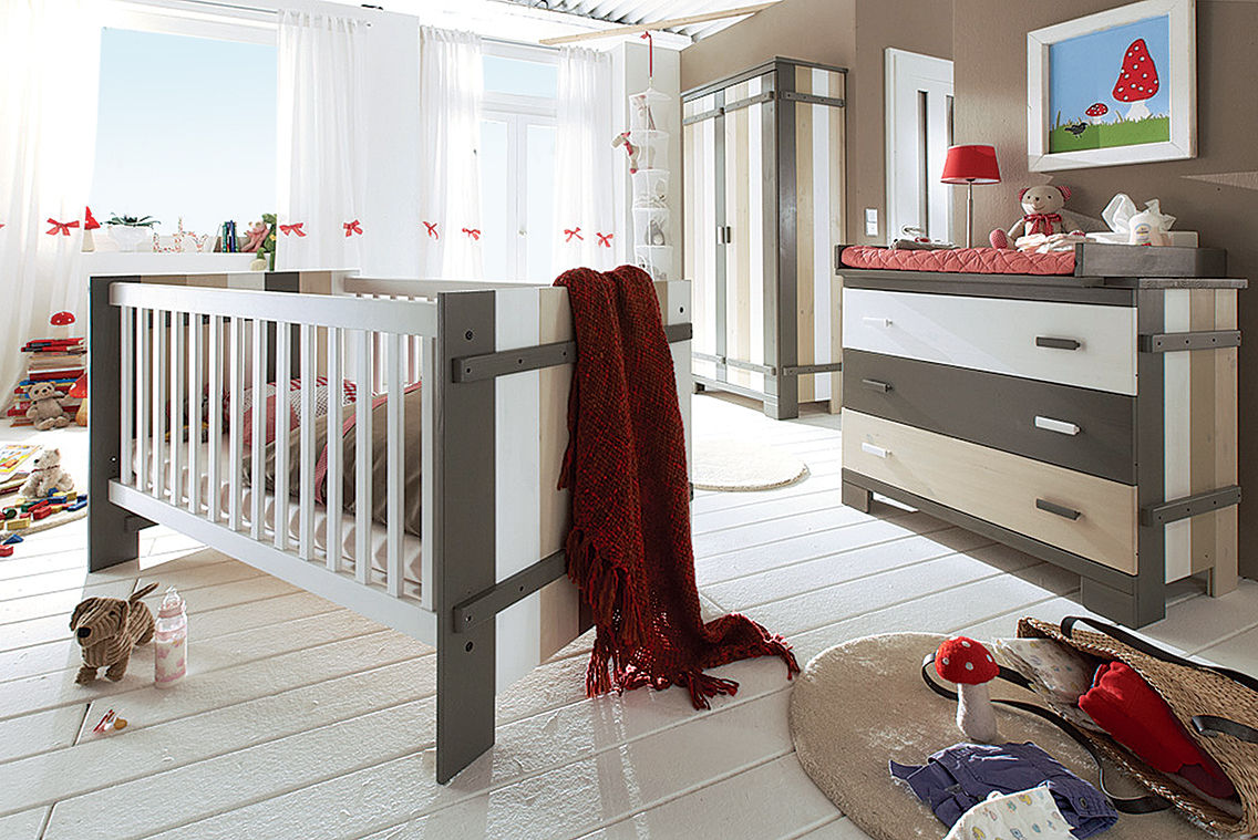 Kinder- und Jugendmöbel für ein gesundes Raumklima , allnatura allnatura Kamar Bayi/Anak Modern Beds & cribs