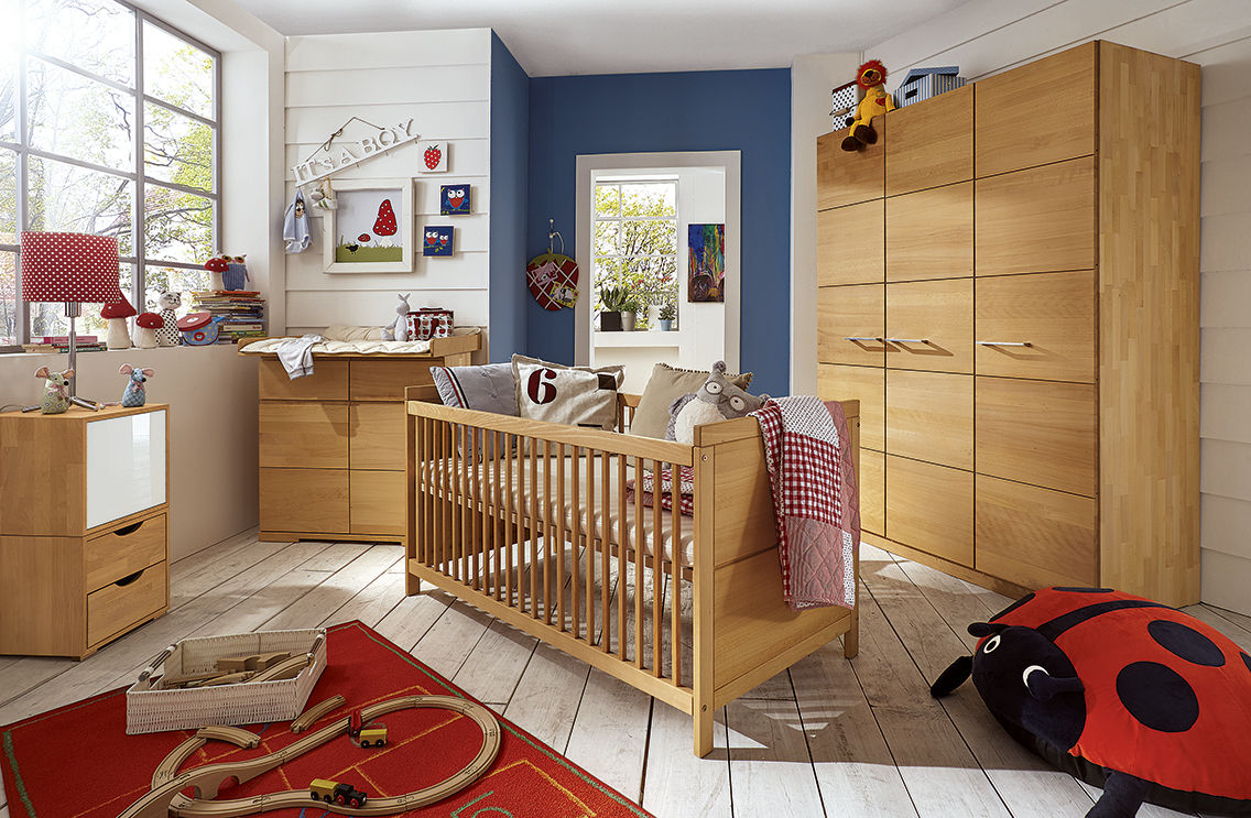 Kinder- und Jugendmöbel für ein gesundes Raumklima , allnatura allnatura Classic style nursery/kids room Beds & cribs