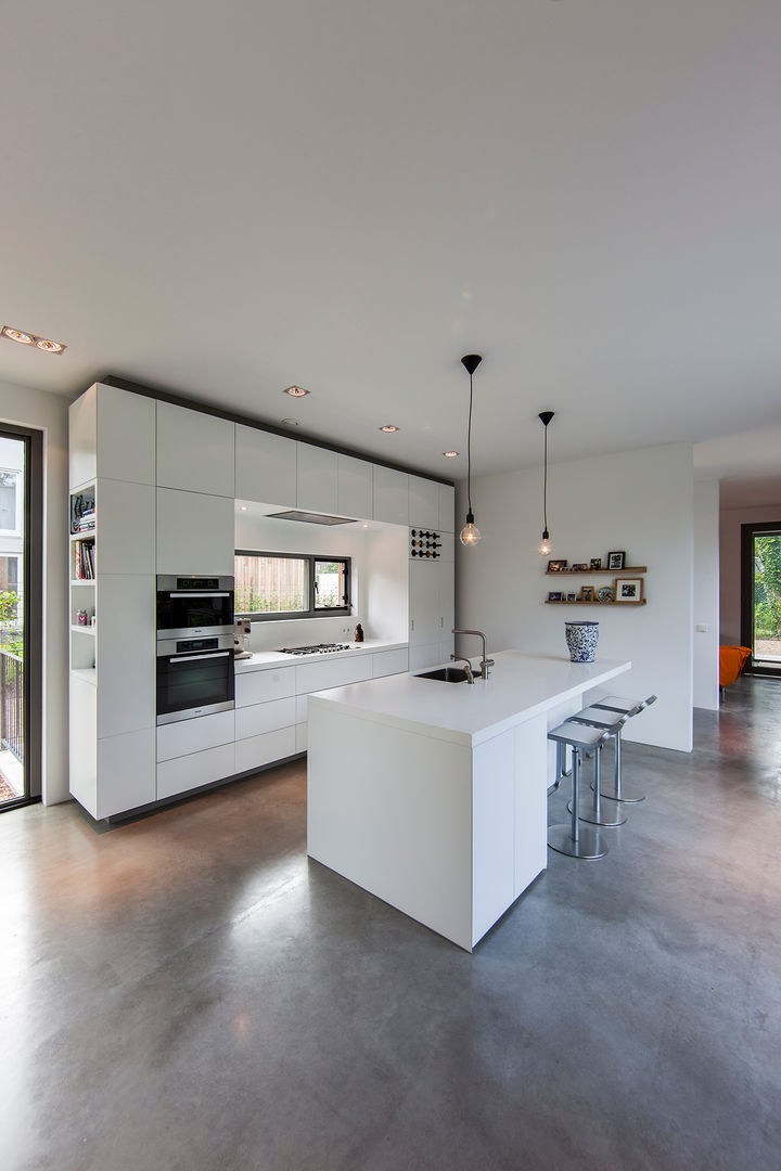 villa Heemstede, paul seuntjens architectuur en interieur paul seuntjens architectuur en interieur Cozinhas modernas