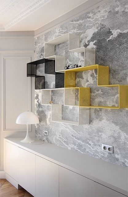 Dossier papier peint , Camille Hermand Architectures Camille Hermand Architectures Modern walls & floors