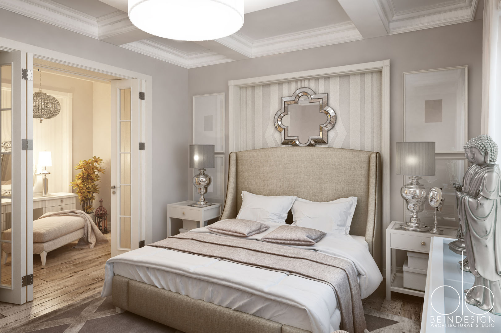 Частный дом, коттеджный поселок "Стольный", BEINDESIGN BEINDESIGN Classic style bedroom