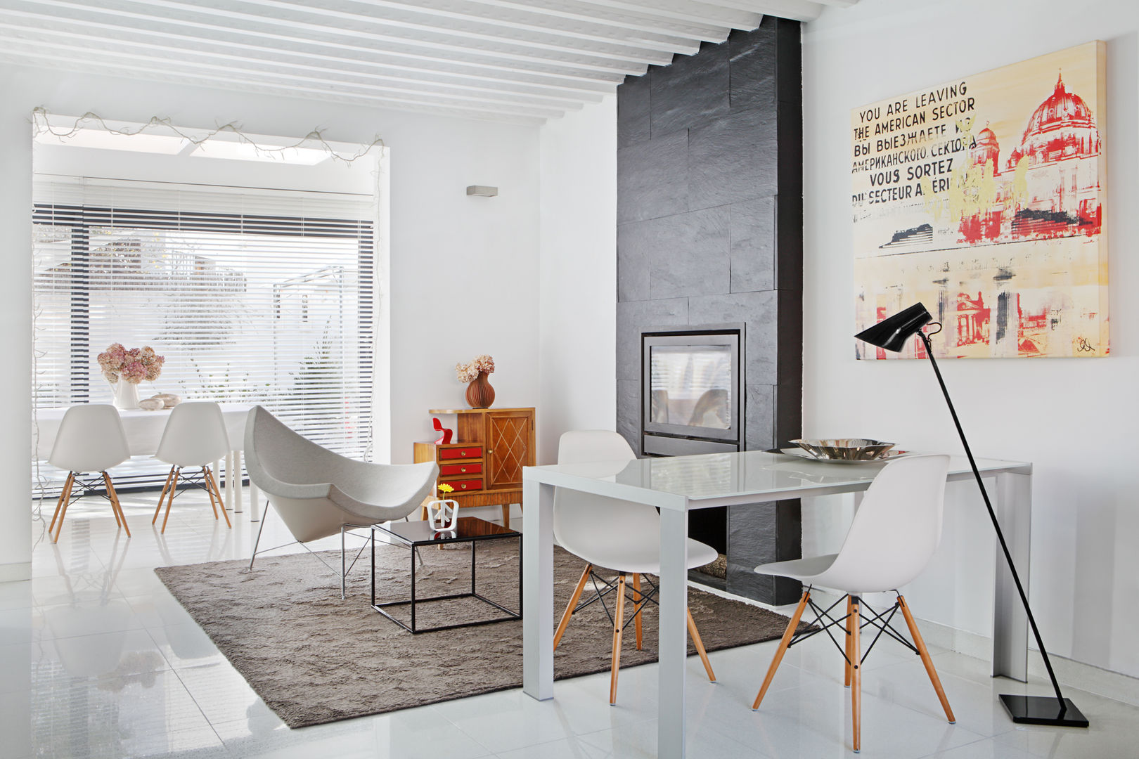 Vivienda Unifamiliar en casco histórico protegido, emase emase Modern living room