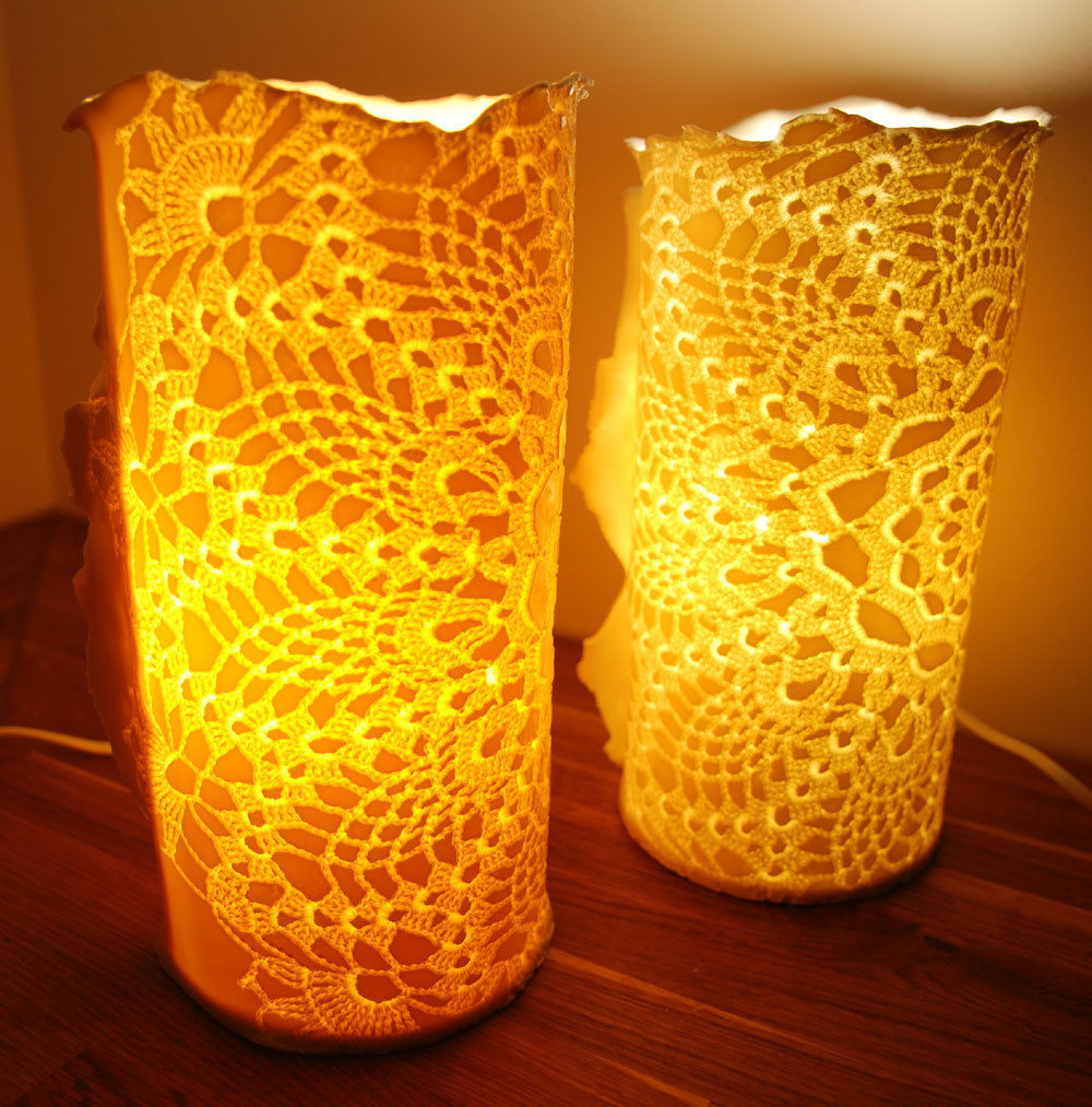 Lampe dentelle, Terrélie Terrélie منازل ديكورات واكسسوارات