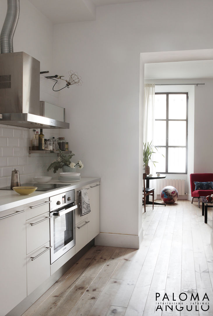 VIVIENDA LAVAPIÉS, Interiorismo Paloma Angulo Interiorismo Paloma Angulo Industrial style kitchen