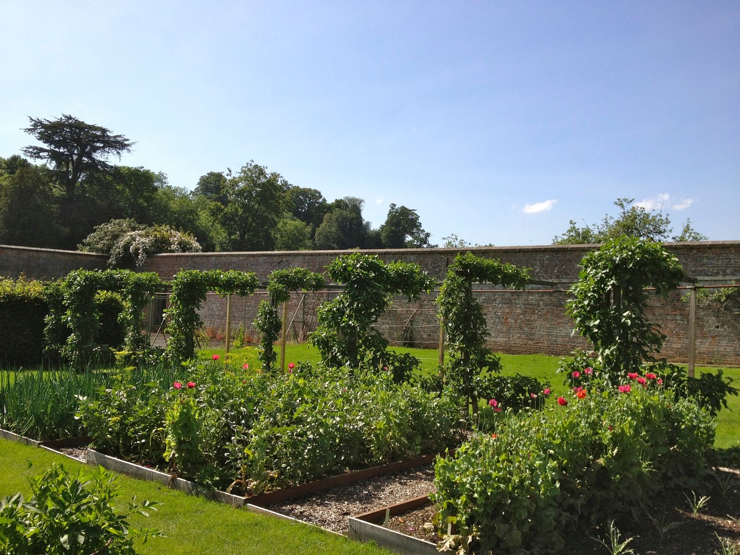 Vegetable garden witihn a country estate Roeder Landscape Design Ltd Garten im Landhausstil