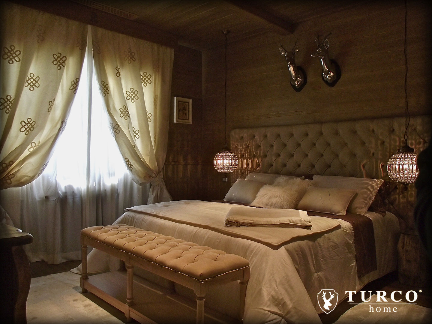 BAITA DI MONTAGNA, turco home srl turco home srl Rustic style bedroom