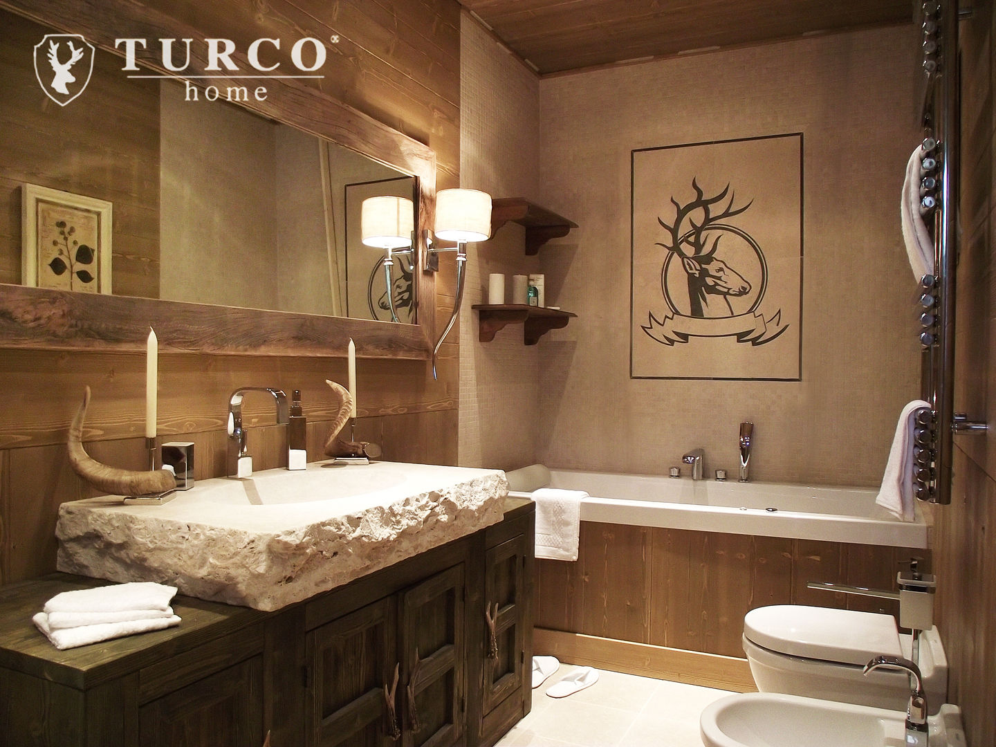 BAITA DI MONTAGNA, turco home srl turco home srl حمام