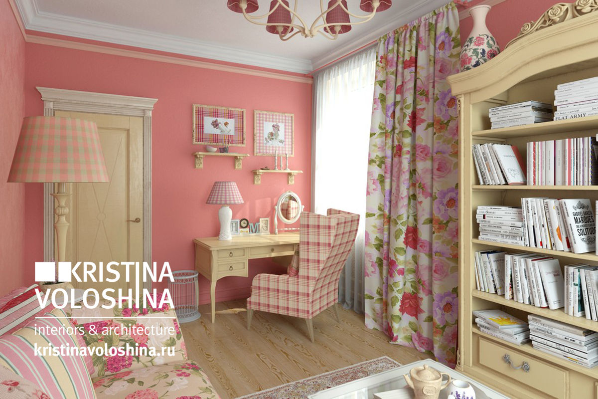 Дом на Рублёвском шоссе 345 м кв, kristinavoloshina kristinavoloshina Country style study/office