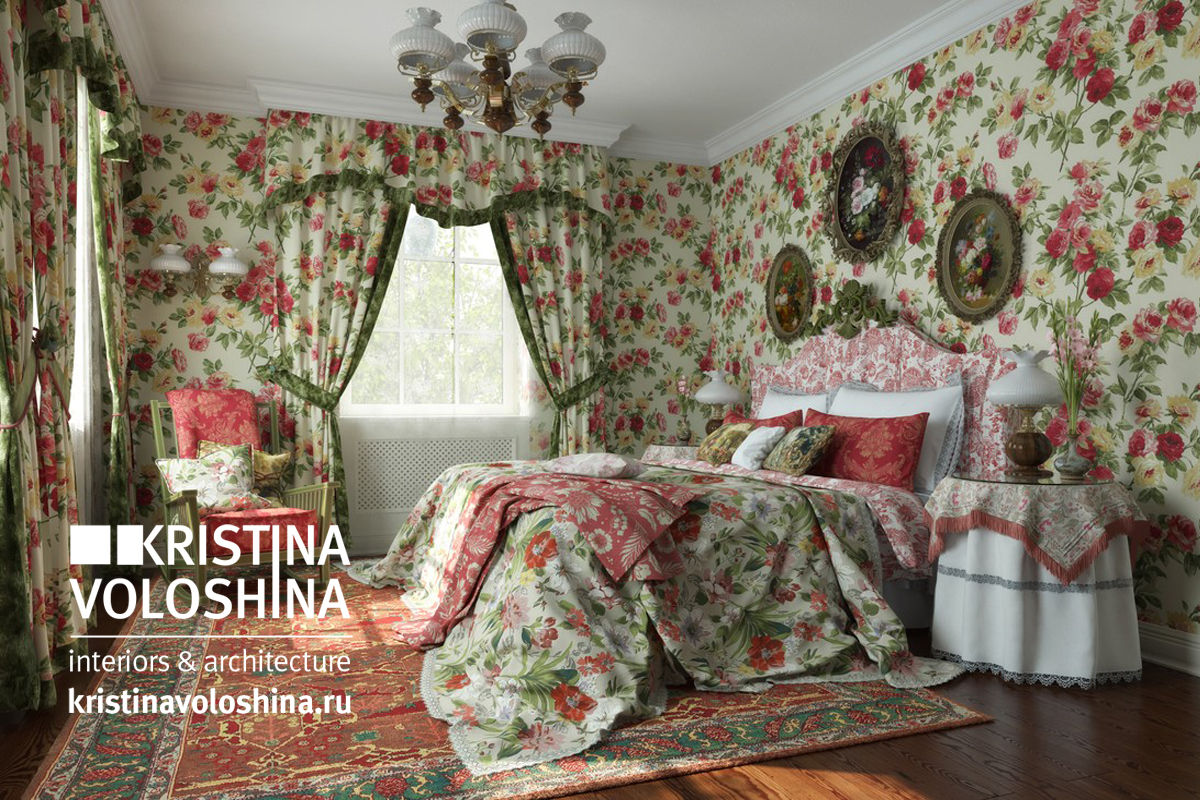 Дом на Рублёвском шоссе 345 м кв, kristinavoloshina kristinavoloshina Country style bedroom