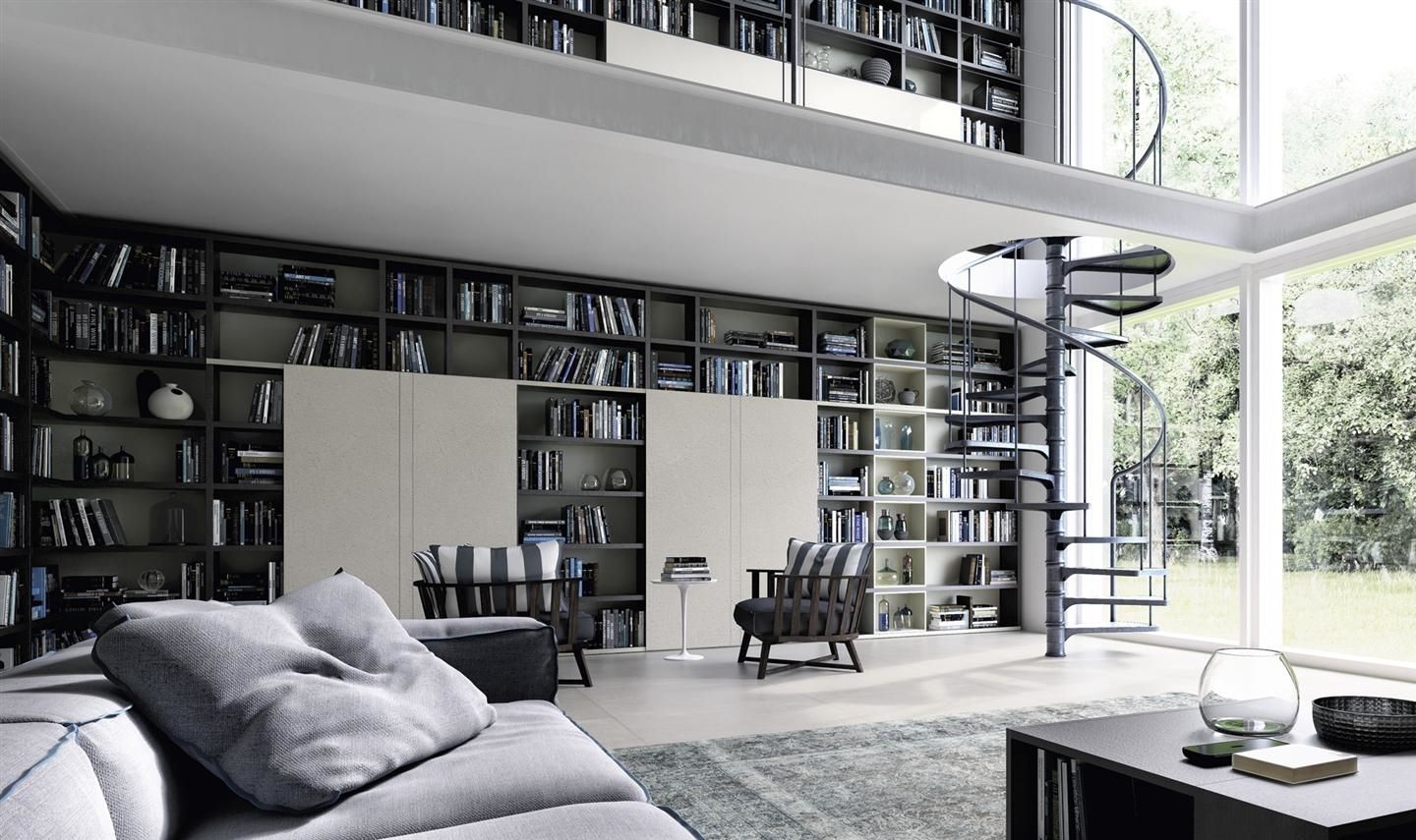 Molto più che librerie, Mobilificio Marchese Mobilificio Marchese Modern living room Shelves