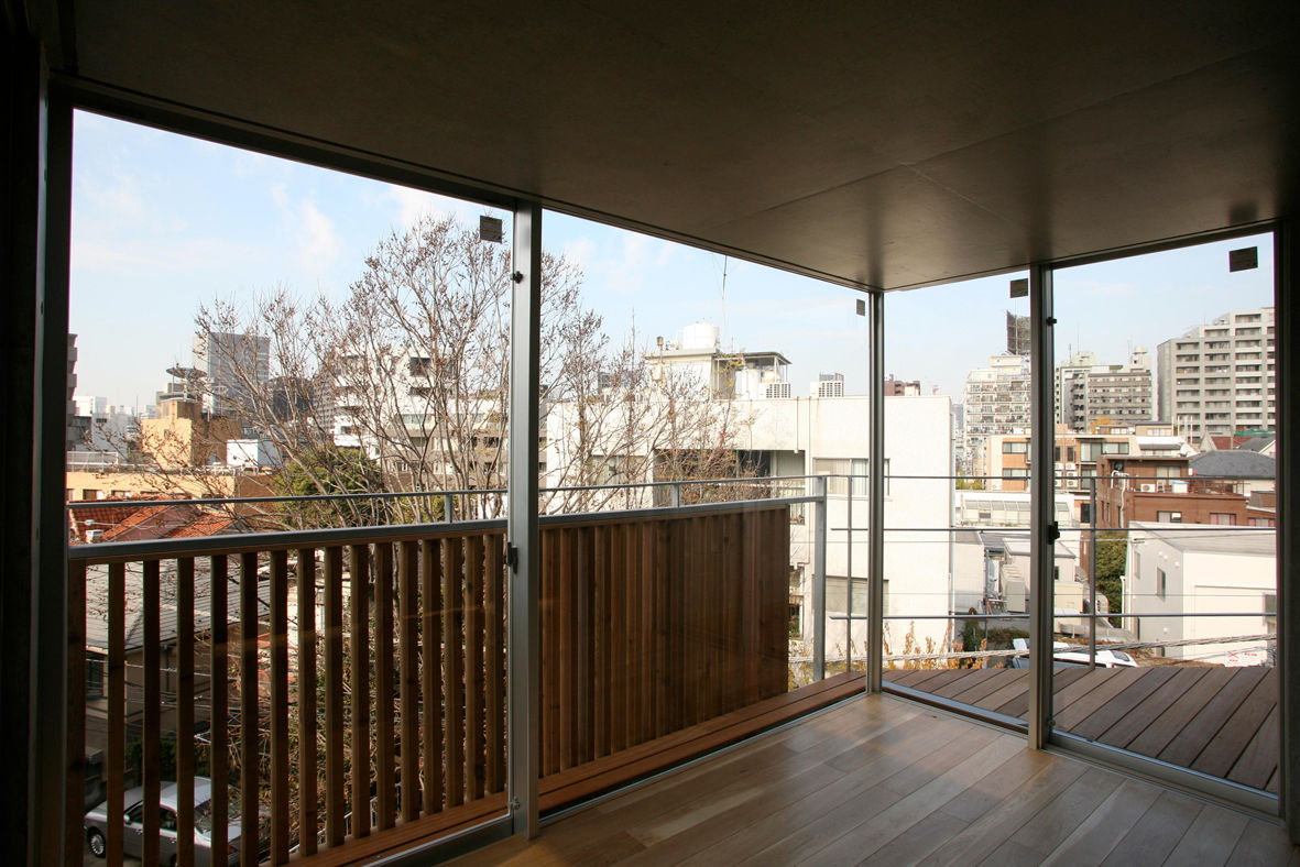 西麻布の家, 東章司建築研究所 東章司建築研究所 Modern style bedroom