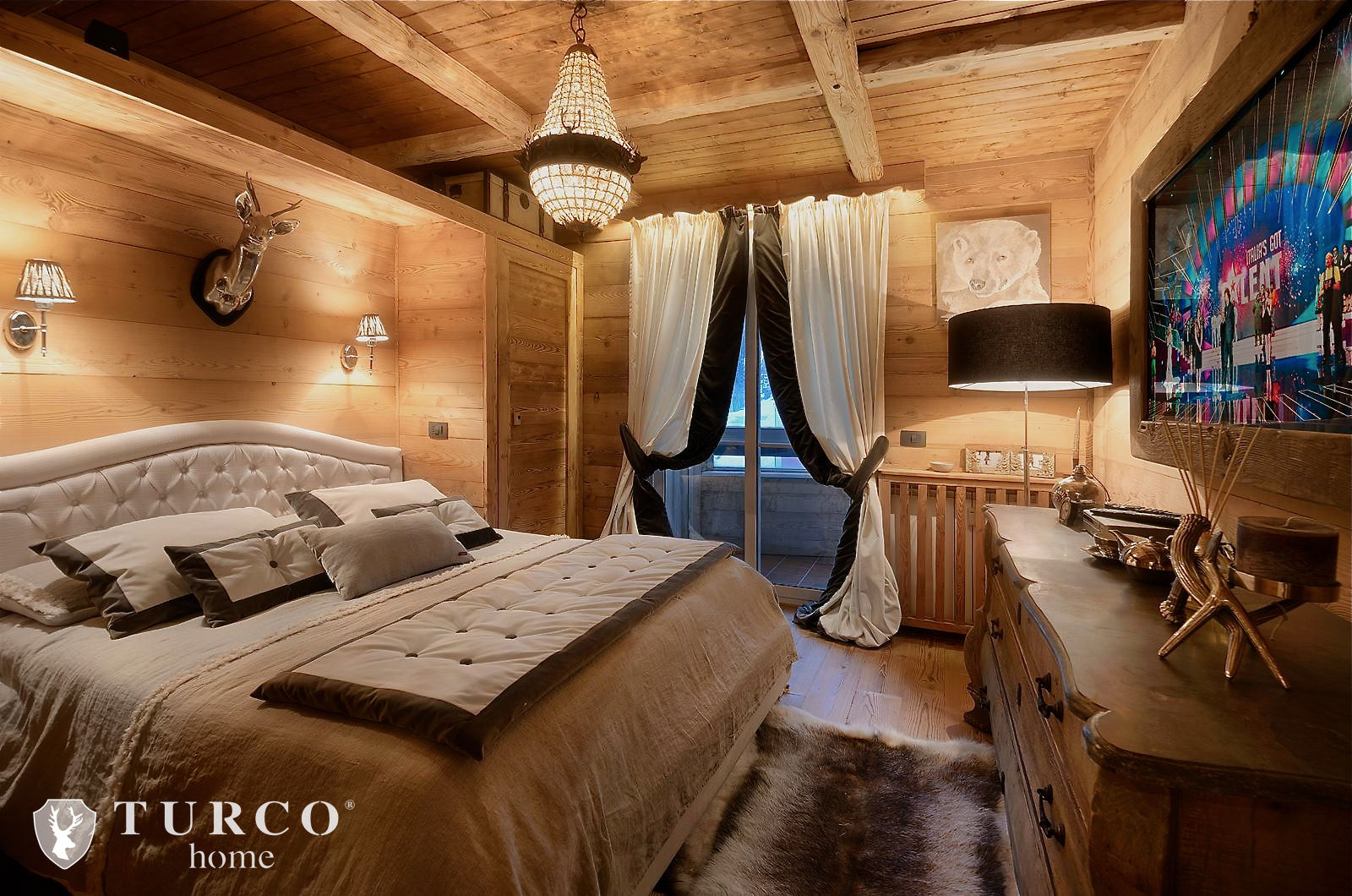 CHALET, turco home srl turco home srl Rustic style bedroom