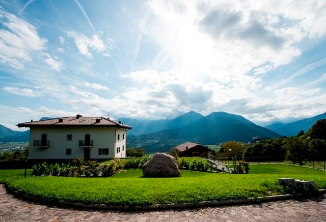 UN PRATO CON UN EDIFICIO, ARCHITETTO ALESSANDRO PASSARDI ARCHITETTO ALESSANDRO PASSARDI حديقة