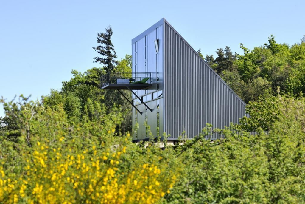 Maison triangle, barres-coquet architectes barres-coquet architectes Casas de estilo industrial