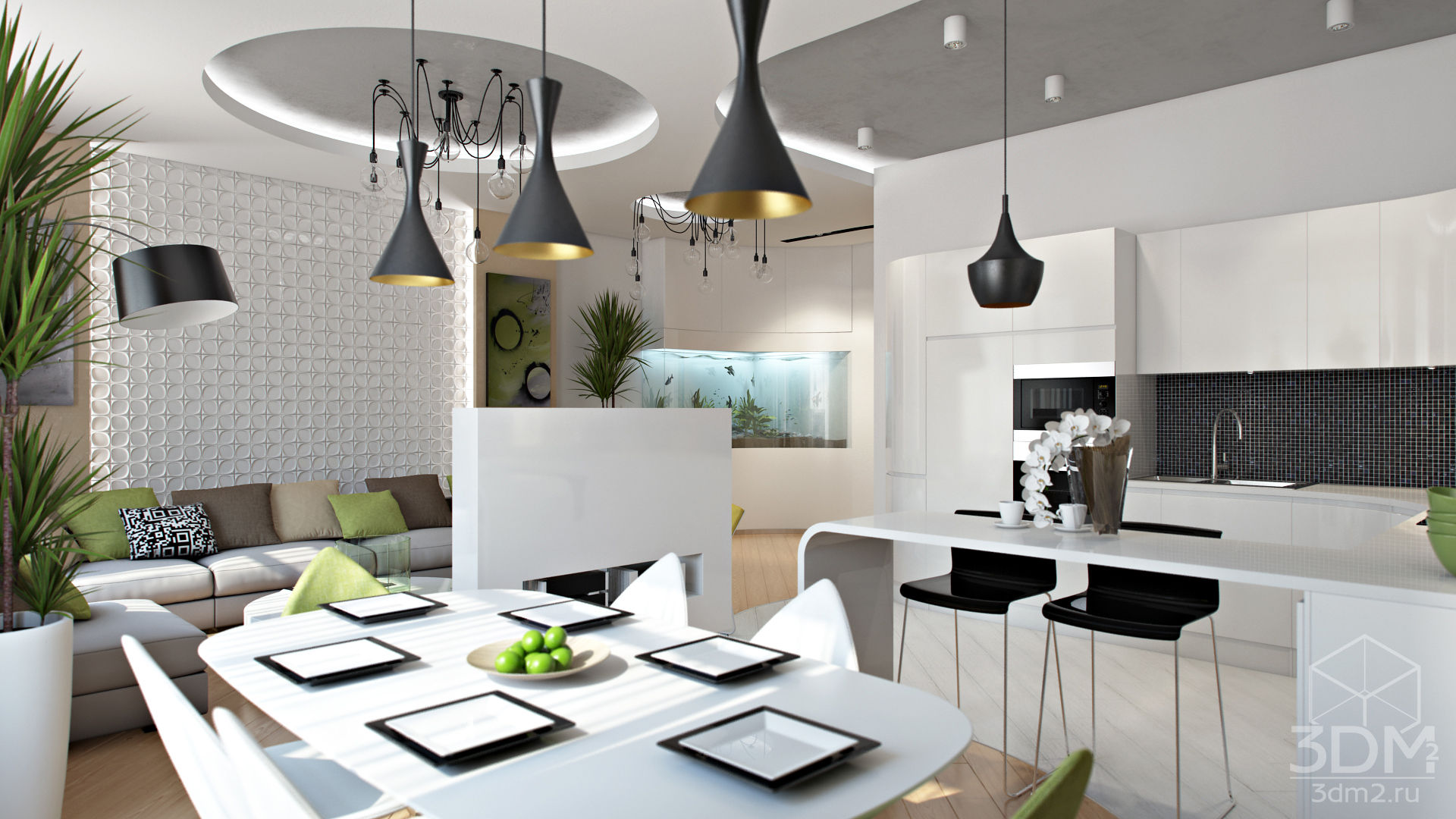 homify Minimalist dining room