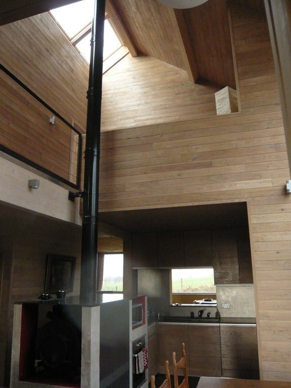 MAISON EN BOIS, Atelier d'architecture François Misonne Atelier d'architecture François Misonne Modern style kitchen