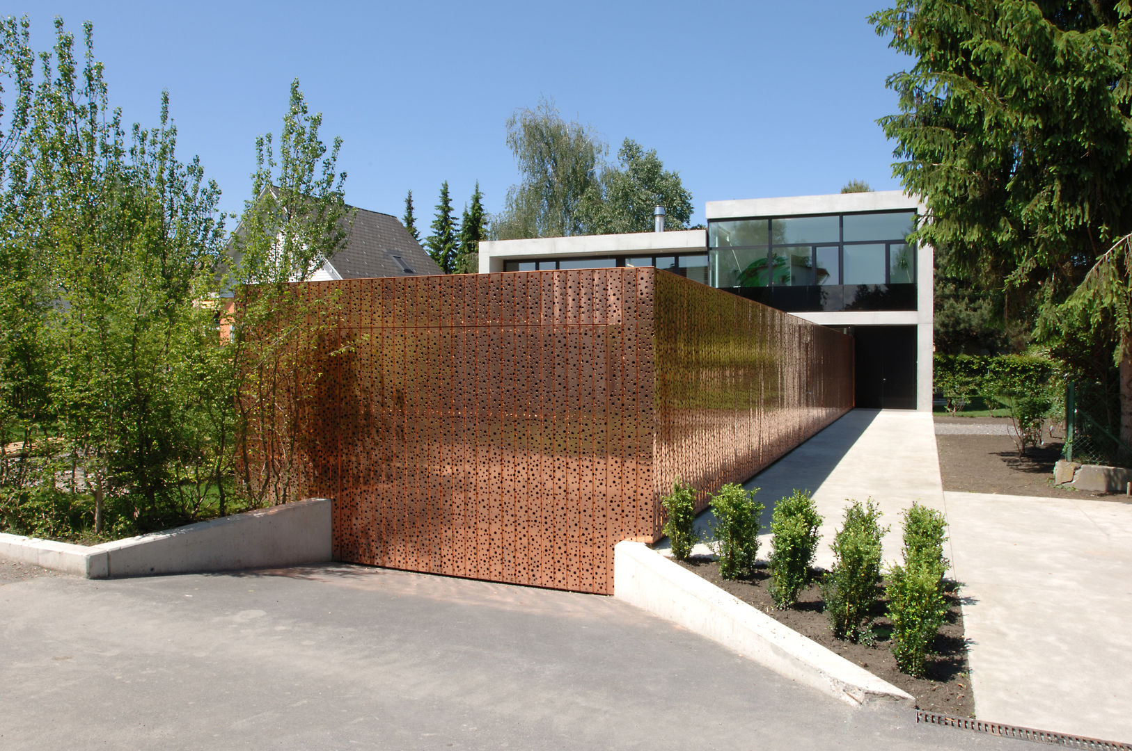 Einfamilienhaus in Lustenau / Österreich, Früh Architekturbüro ZT GmbH Früh Architekturbüro ZT GmbH Casas modernas