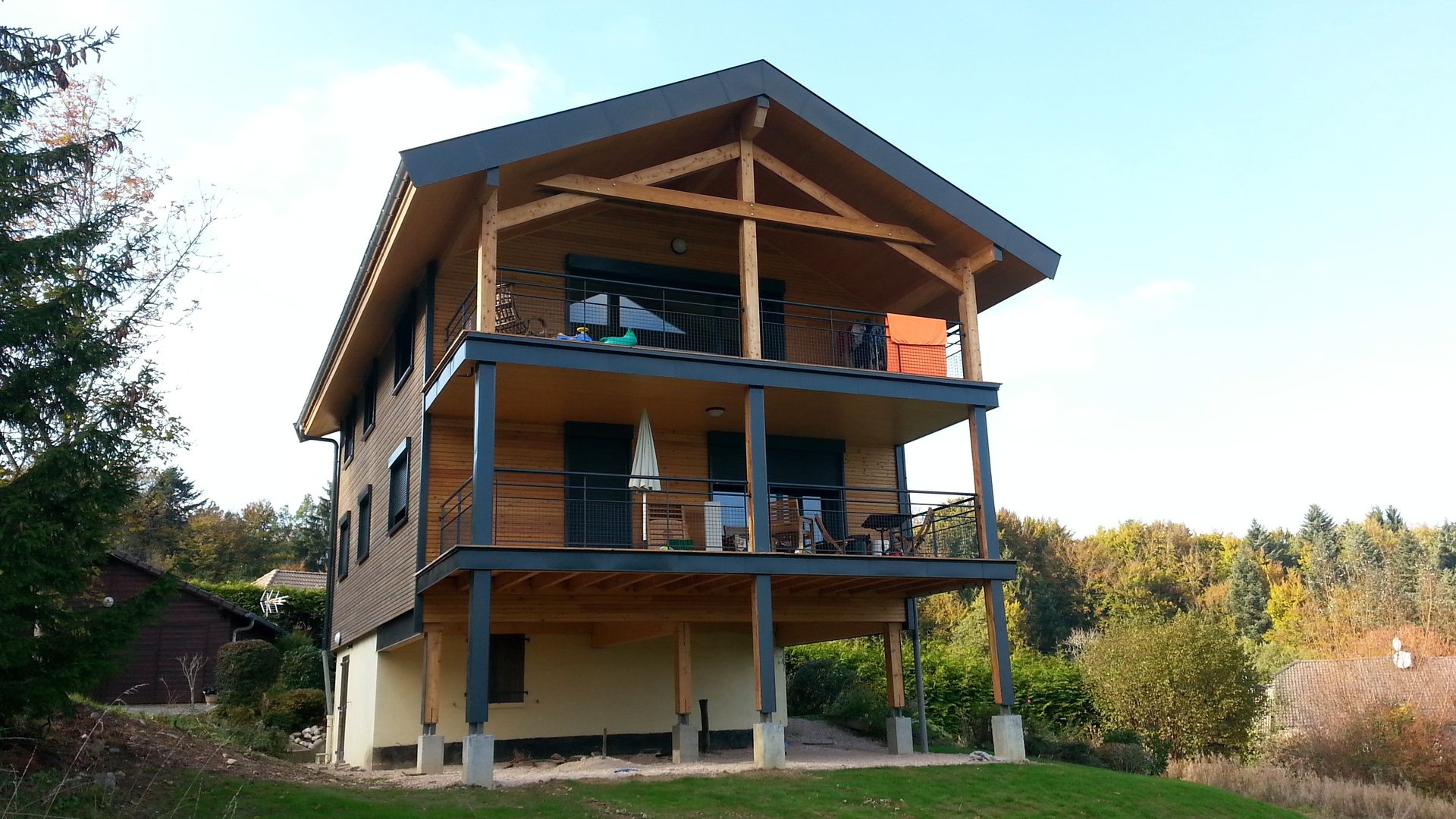 Chalet M à Eteaux - Haute-Savoie - 2014, Sarl Rémy Guesné Architecte Sarl Rémy Guesné Architecte Moderne huizen