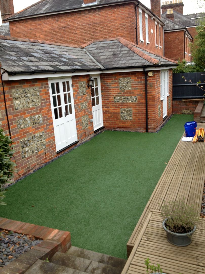 Garden before works took place Amy Perkins Garden Design Ltd