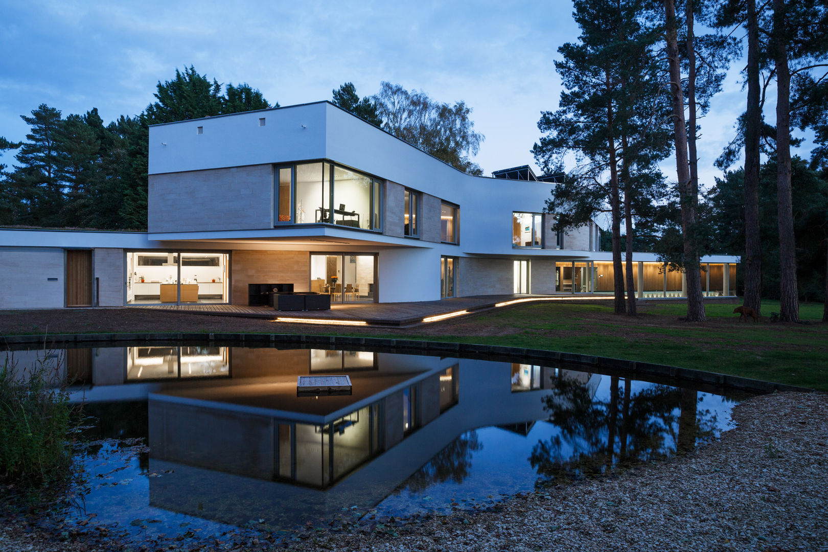 Meander House, Adrian James Architects Adrian James Architects Modern Evler