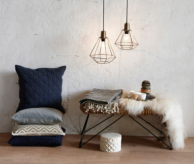 Hübsch le coup de coeur scandinave, décosphair décosphair Salas / recibidores Iluminación