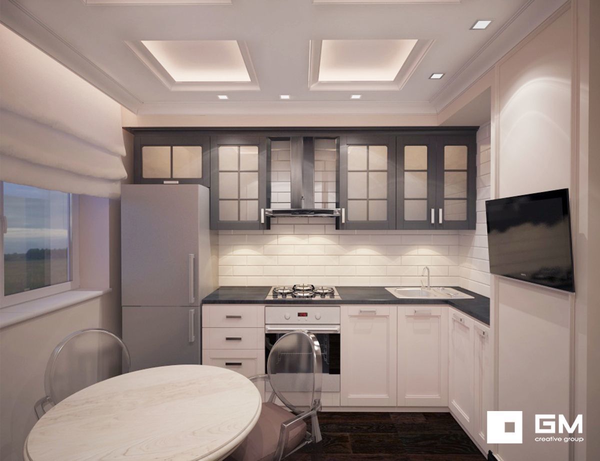 3-х комнатная квартира на ул. Абрамцевская , GM-interior GM-interior Kitchen