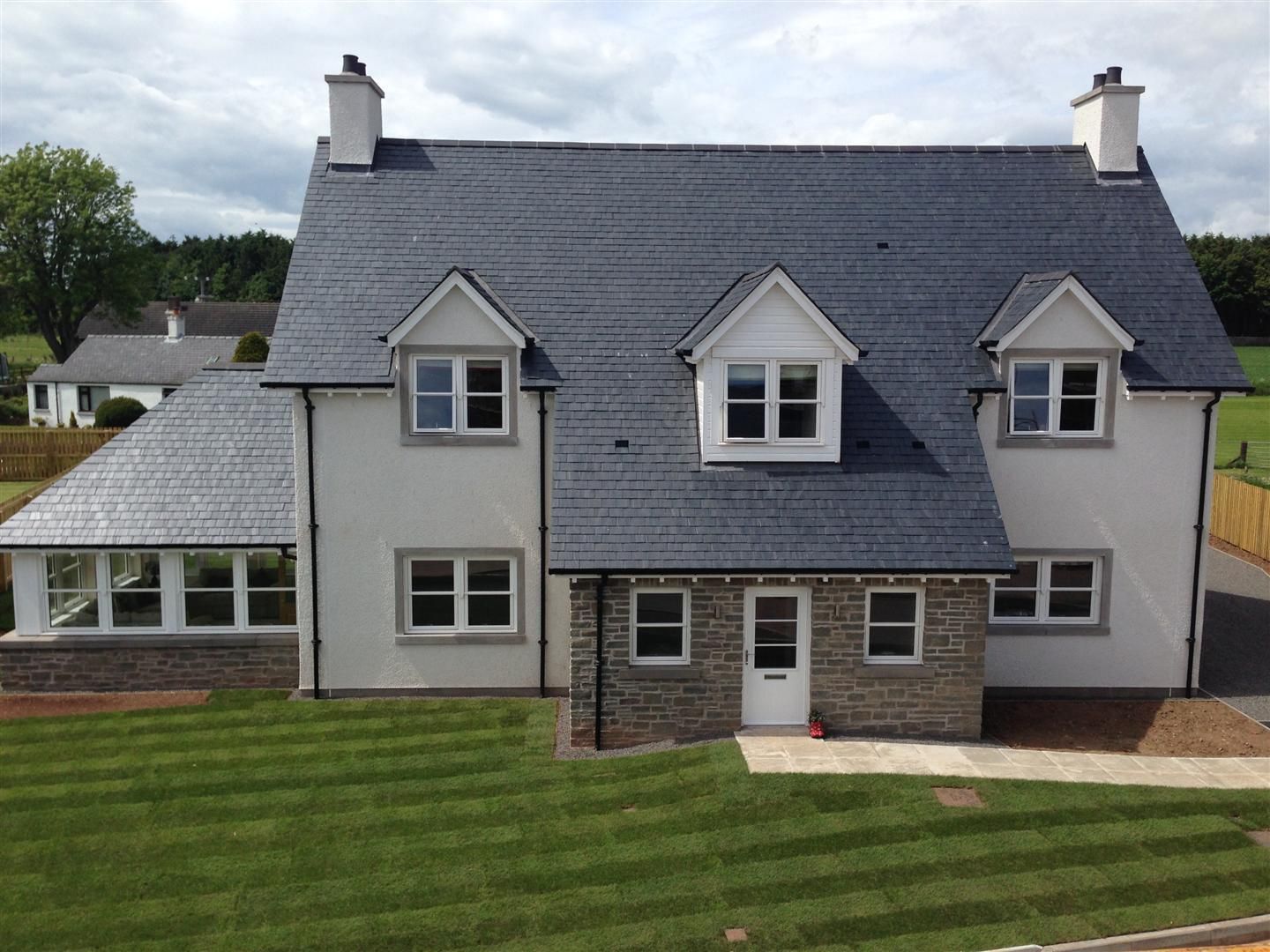 Ecclesgreig Gardens, St. Cyrus, Aberdeenshire, Roundhouse Architecture Ltd Roundhouse Architecture Ltd Casas modernas