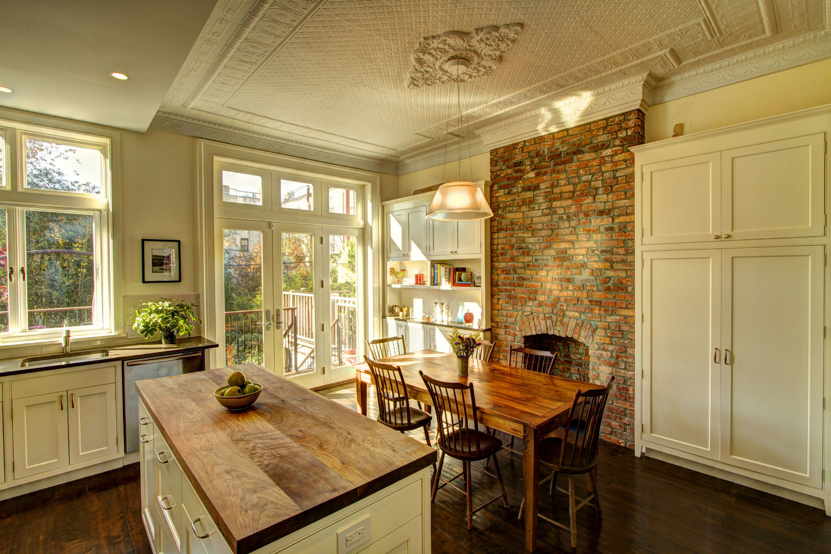 Park Slope Brownstone, Ben Herzog Architect Ben Herzog Architect Colonial style kitchen