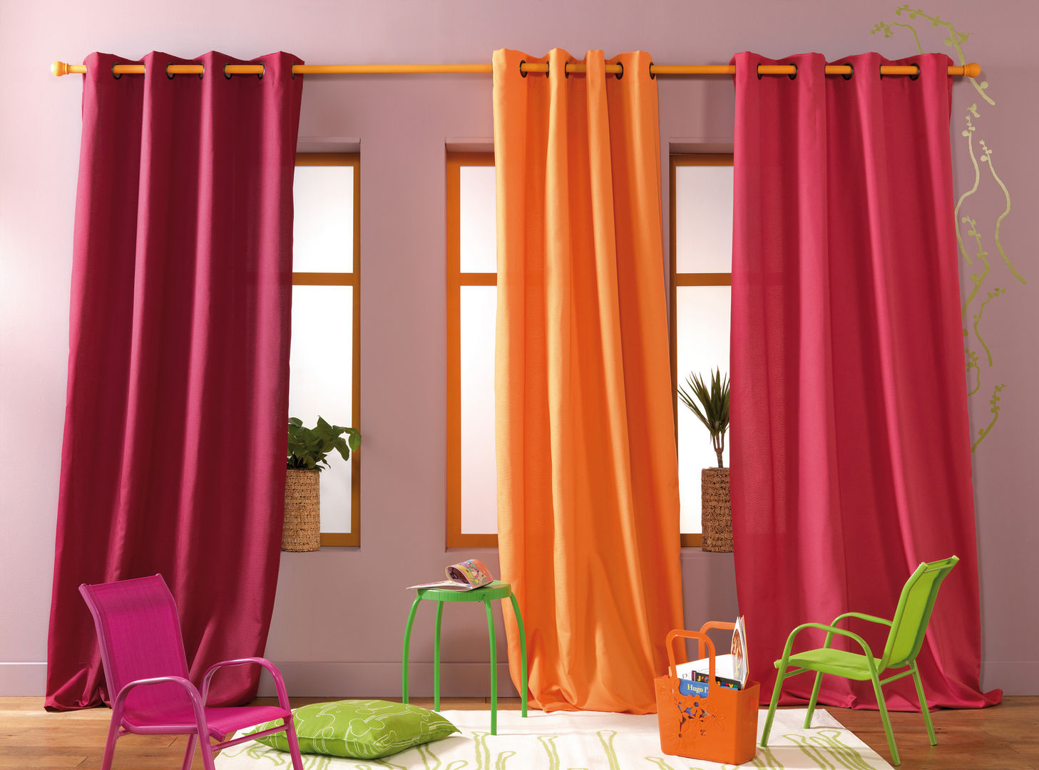 Rideaux prêts à poser>Candy Fresh>DOUBLE NATTE, So Textil So Textil 臥室 布織品