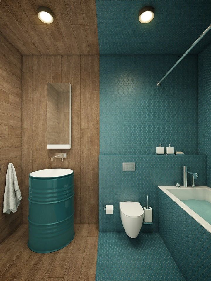 Privat Apartments in Novosibirsk, EVGENY BELYAEV DESIGN EVGENY BELYAEV DESIGN Baños de estilo ecléctico