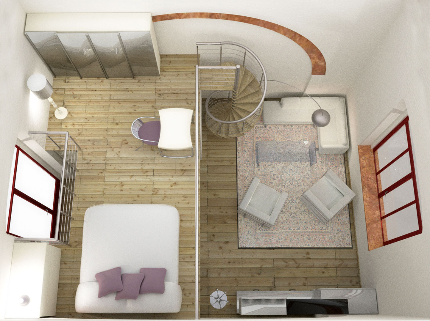 Progetto di ristrutturazione, eccOfattO interiors eccOfattO interiors Moderne Schlafzimmer