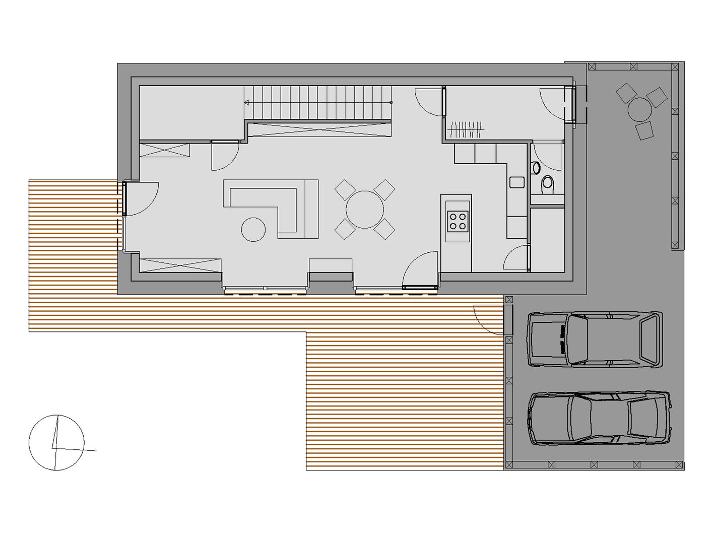 Passivhaus mit Sonnendeck in Gerasdorf, Abendroth Architekten Abendroth Architekten