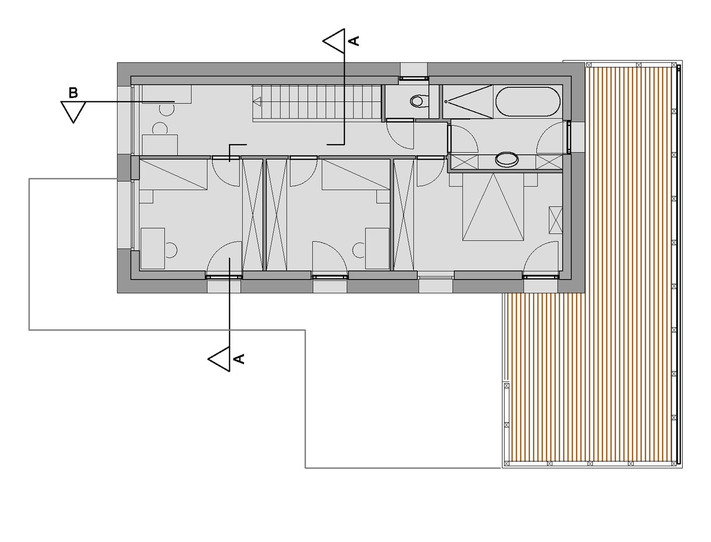 Passivhaus mit Sonnendeck in Gerasdorf, Abendroth Architekten Abendroth Architekten