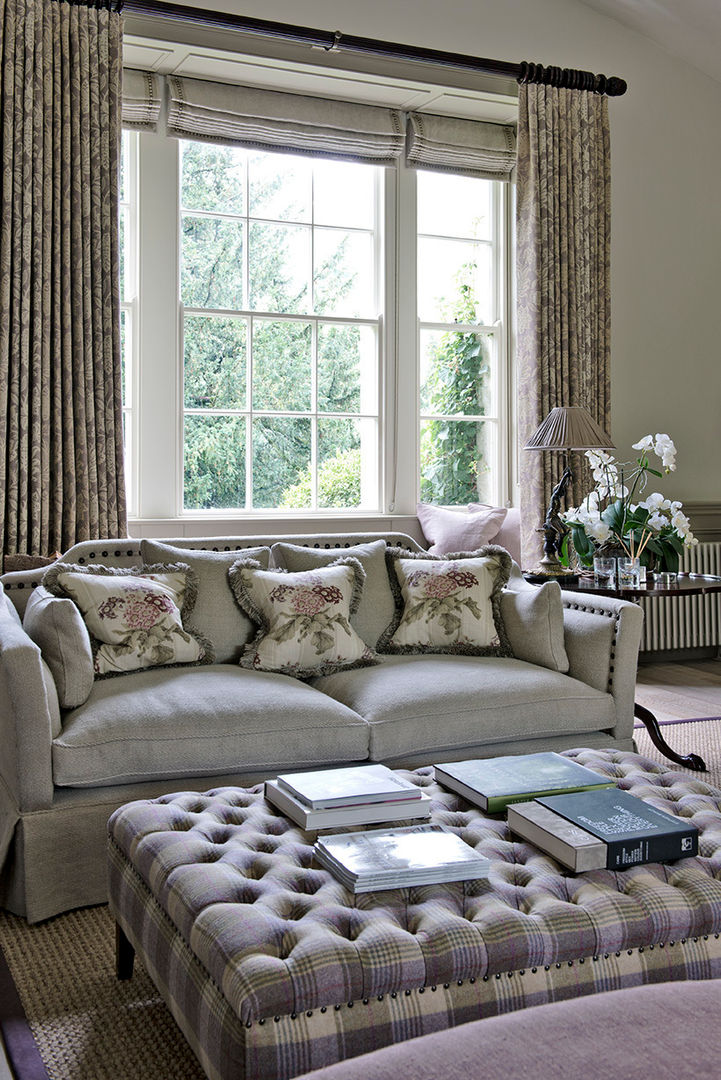 ​Ansty Manor, Living Room BLA Architects Country style living room