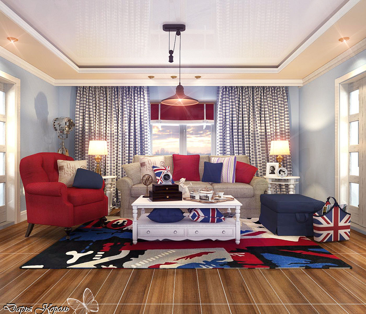 living room, Your royal design Your royal design Ruang Keluarga Gaya Country