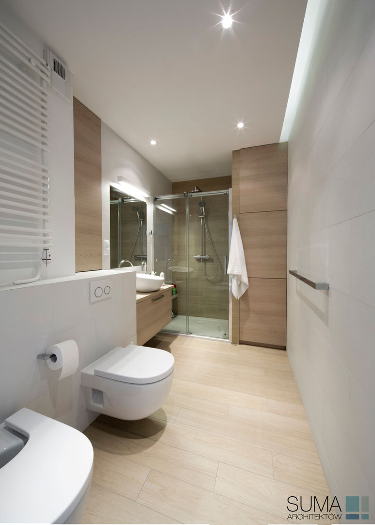 ​MODERN ONE SUMA Architektów Scandinavian style bathroom