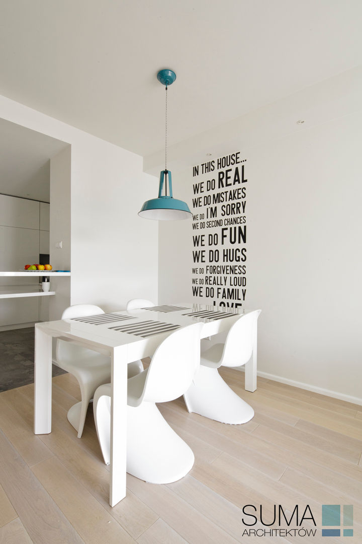 ​MODERN ONE SUMA Architektów Scandinavian style dining room