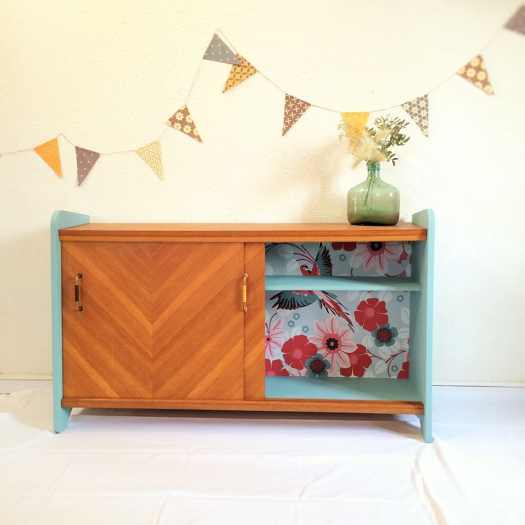 Noelie, le meuble de rangement vintage des 50’s, Chouette Fabrique Chouette Fabrique غرفة نوم Wardrobes & closets