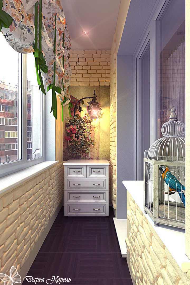 children's room for girls, Your royal design Your royal design Wiejski balkon, taras i weranda