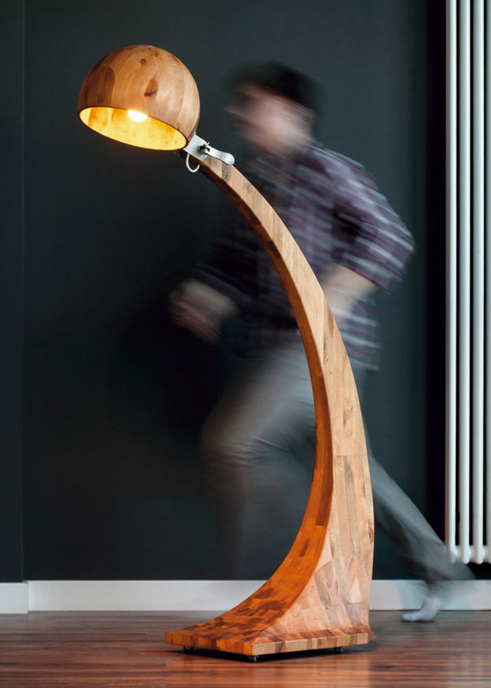 Lampa Woobia, Abadoc - Warsztat Projektowo-Wytwórczy Abadoc - Warsztat Projektowo-Wytwórczy Modern living room Lighting